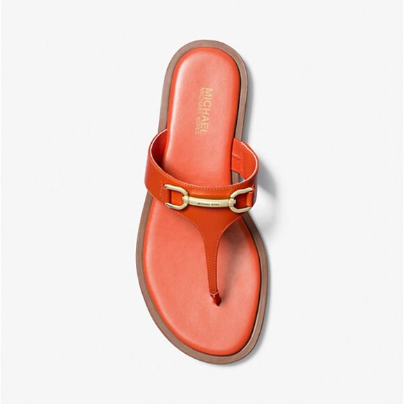 Michael Kors Carson Leather Sandals - Picture 1 of 3